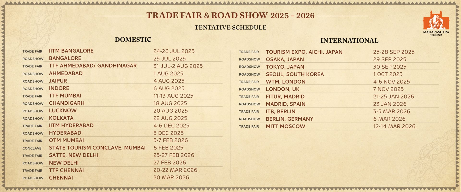 DoT website_Event Listing page _ V3